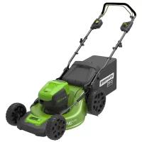 Газонокосилка Greenworks GD60LM46HPK4 60V 2502807UB (46 см) бесщеточная аккумуляторная с 4 Ач аккумулятором и зарядным устройством