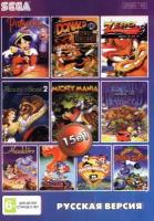 Сборник игр 15 в 1 № 1 BS-15001 Aladdin / Toy Story / Pinocchio /Donald /Bugs Banny Русская Версия (16 bit)