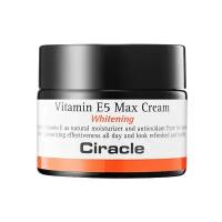 Крем для лица осветляющий с витамином Е Vitamin E5 Max Cream 50мл, CIRACLE, 8809046291005