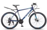 Горный (MTB) велосипед STELS Navigator 620 MD 26 V010 (2019) рама 14" Тёмно-синий