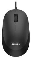 Philips Мышь Проводная Мышь SPK7207BL USB 2.0, 3 кнопки 1000dpi, Чёрный