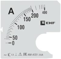 Шкала сменная для A721 200-5А-1,5 EKF PROxima