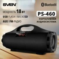 Портативная акустика SVEN PS-460, 18 Вт, черный