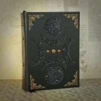 Магический блокнот ручной работы "Лунные фазы", гримуар А5