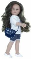 Кукла Нина, темные волосы, с сумочкой, 33 см, Lamagik, арт. 33109