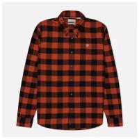 Мужская рубашка Timberland Mascoma River Slim Fit Check оранжевый, Размер L