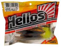 Виброхвост Helios Guru 7,6 см Black Sparkles LT HS-29-033, набор 9 шт