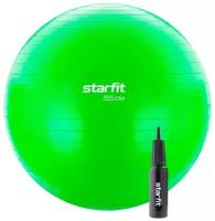 Фитбол STARFIT Core GB-106 антивзрыв, 900 гр, с ручным насосом, зеленый, 55 см