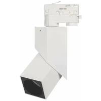 Светильник LGD-TWIST-TRACK-4TR-S60x60-12W Warm3000 (WH-BK, 30 deg) (Arlight, IP40 Металл)