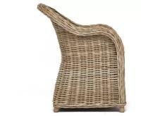 Кресло Secret DE Maison MAISON (c подушкой), натуральный ротанг, 63х66х85 см, натуральный серый/natural grey