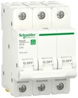 Автоматический выключатель Schneider Electric Resi9 3P 40А характеристика C