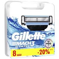 Сменные кассеты Gillette Mach3 Start 8 шт