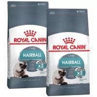 Сухой корм ROYAL CANIN HAIRBALL CARE для взрослых кошек для вывода шерсти (2 + 2 кг)