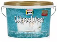 Краска для ванных и кухонь Jobi WaschFest О2 -20С 2,5 л, белый