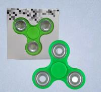 Игрушка-антистресс спиннер SPINNER подшипник (зеленый) серебро