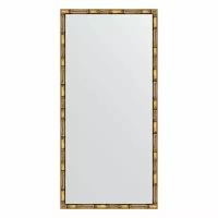 Зеркало настенное EVOFORM в багетной раме золотой бамбук, 47х97 см, для гостиной, прихожей, кабинета, спальни и ванной комнаты, BY 0695