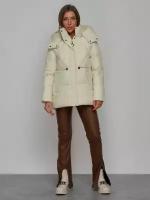 Зимняя женская куртка модная с капюшоном 52302B, 44