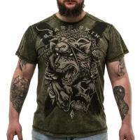 Мужская футболка с принтом черепа Wolf in sheeps clothing 5XL/60. Spare Skin