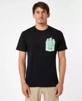 Футболка; М; INDA POCKET TEE; цвет 0090 BLACK; размер M