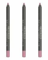 ARTDECO Водостойкий карандаш для губ Soft Lip Liner Waterproof тон 172, 1,2 г, 3 шт