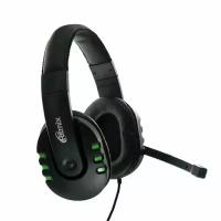 Наушники полноразмерные RITMIX RH-555M Gaming, игровые, микрофон, 3,5 мм, 1,8 м, черные