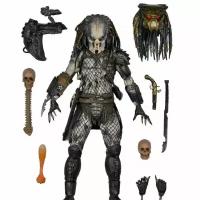 Фигурка Хищник старейшина Elder Predator свет подвижная оружие сменные кисти голова 20 см