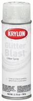 Лак с блестками Krylon Glitter Blast Spray "3D Глиттер", белый, 163г