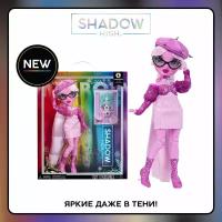 Рейнбоу Хай Кукла Shadow Лаванди Ленни 28 см фиолетовая с аксессуарами RAINBOW HIGH