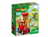 Конструктор LEGO DUPLO Фермерский трактор и животные (LEGO 10950)