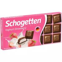 Шоколад Schogetten Yogurt-Strawberry молочный с клубнично-йогуртовой начинкой