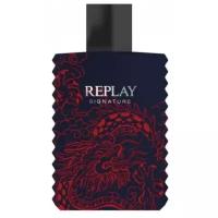 Replay Мужской Signature Red Dragon For Man Туалетная вода (edt) 50мл