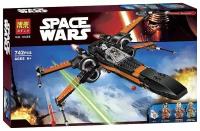 Конструктор Lari (Bela) Space Wars 10466 X-Wing T-70 истребитель По Дамерона, 742 дет