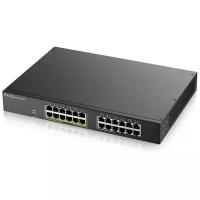 Коммутатор Zyxel GS1900-24EP-EU0101F (L2) 24x1Гбит/с 12PoE+ 130W управляемый