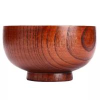 Тарелка - миска из дерева / Тарелки деревянные / Тарелка глубокая из дерева/ диаметр 16 см