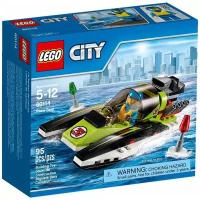 Конструктор LEGO City 60114 Гоночный катер, 95 дет