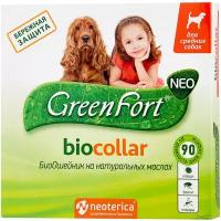 GreenFort Neo BioCollar ошейник для средних собак 1 шт. в уп., 1 уп