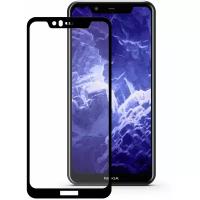 Защитное стекло Mobius для Nokia 5.1 Plus 3D Full Cover (Black)