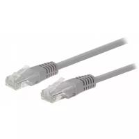 Патч корд 7.5м TELECOM UTP категория 6 RJ45 интернет кабель 7.5 метр LAN сетевой Ethernet патчкорд серый (NA102-UTP-C6-7.5M)