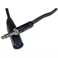 Кабель Rockdale XLR - Jack 6.3 mm (XJ001), 2 м, черный