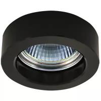 Встраиваемый светильник Lightstar Lei mini 006137, GU5.3, 50Вт, кол-во ламп:1шт., Черный