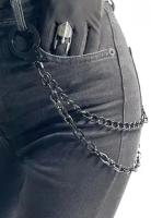 Цепь на джинсы Наручники Цепь стальная Цепь на брюки Wallet chain Rock chain