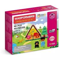 Магнитный конструктор MAGFORMERS 705016 Camping Adventure Set 40 дет