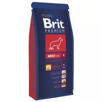 Brit Premium Dog Adult Large and Giant для взрослых собак крупных и гигантских пород Курица, 15 кг