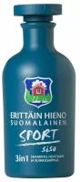 Orkla, шампунь кондиционер и гель для душа ERITTAIN HIENO SUOMALAINEN SPORT SISU 300 мл для всех типов волос для глубокой очистки 3 в 1 финские товары
