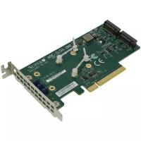 Переходная плата Supermicro AOC-SLG3-2M2-O