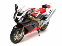 Мотоцикл модель коллекционная WELLY 1:10 Aprilia RSV 1000 R Factory, красный