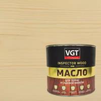 Масло для террас и садовой мебели VGT Premium Inspector Wood (0,75л) бесцветный