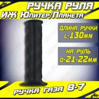 Ручка газа для мотоцикла типа Иж резиновая 8-7 (правая)