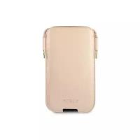 Guess для смартфонов чехол Pouch PU Saffiano 4G Gold (M size, IP12), шт