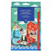 Карандаши цветные Bruno Visconti 18 цветов, Funcolor, пластиковые (30-0061-1)